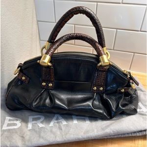 Brahmin Black Tuscan Purse